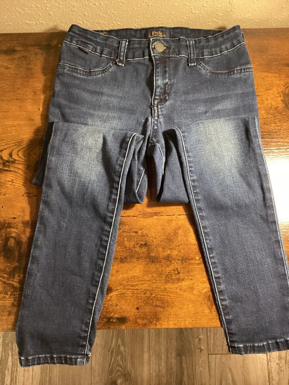 Polo Ralph Lauren Girls Dark Wash Skinny Jeans